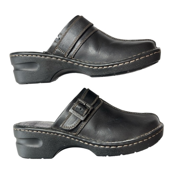 Eastland Mae Black Leather Clog Mule Shoe Sz 8 Style 3889-01 Slip On Comfort NEW - Picture 6 of 10